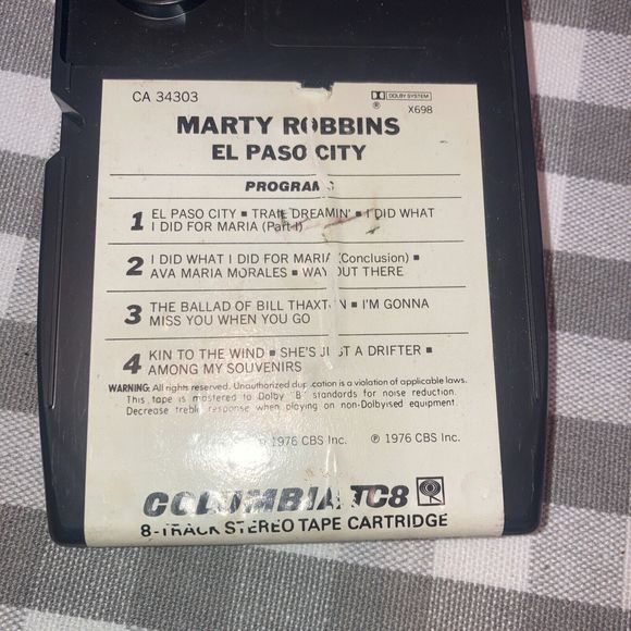 Vtg 70’s Columbia House Country 8 Track Tapes Anderson, Rich, Harris, Robbins - Picture 5 of 12